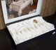 Велюрова скатертина з ранером Selin Azra Set 160×220+12 серветок Кремова - зображення 3