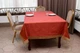 Cкатерть Kayra “Carmen” тафта с шенилловым кантом 165×300 cм терракотовая - изображение 2