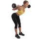 Штанга фиксированная 15 кг прямая металл резина насечки для рук Zelart Rubber Coated Barbell черная TA-2685-15 - изображение 9