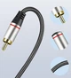 Міжблочний Аудіо кабель AUX 3.5мм miniJack - 2 RCA тато - тато Тюльпани 1.5 метри - зображення 2