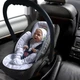Универсальный защитный вкладыш в автокресло группы 0+ (0-13 кг), коляску Baby Protect WP mini (Ontario Baby) ART-0000679, серый - изображение 5