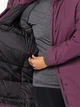 Куртка демисезонная удлиненная с капюшоном женская Jack Wolfskin Salier Coat 1116141-I0082 L Фиолетовая (4064886316996) - изображение 5