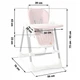 Стульчик для кормления-качеля 3в1 Nukido Elite Pink - изображение 2