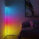 Напольная угловая RGB лампа светильник с пультом ДУ от USB с разными режимами свечения LED Floorlamp EL-2I90 Black/Черная - изображение 3