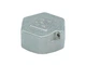 Заглушка RAFTEC 1 1/2" латунь, РВ, DN40, під пломбу, нікель, ZV05 - изображение 3