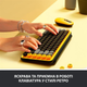 Клавіатура бездротова Logitech Pop Wireless Blast Yellow (920-010735) Store - зображення 4