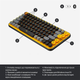 Клавіатура бездротова Logitech Pop Wireless Blast Yellow (920-010735) Store - зображення 5