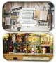 Румбокс DIY мини, Cute room "In a happy corner" в металлическом ящике - изображение 1