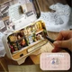 Румбокс DIY мини, Cute room "In a happy corner" в металлическом ящике - изображение 5