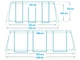 Каркасный бассейн Intex 26796 Oval Frame Pool 503x274x122 см Объем 13365 лит Овальный - изображение 7