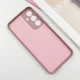 Чохол TPU GETMAN Liquid Silk Full Camera Samsung Galaxy S24 FE Рожевий / Pink Sand - зображення 3