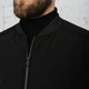 Куртка демисезонная мужская большого размера UF-fashion 91 - (двл) 52 черный - изображение 4