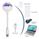 Energolux QR-223 LED 12 режимів, RGB, диско-куля USB для дома та авто, cвітломузика з пультом, лазерний диско проектор 360° з рухливим ефектом, активація під ритм музики - зображення 6