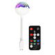 Energolux QR-223 LED 12 режимів, RGB, диско-куля USB для дома та авто, cвітломузика з пультом, лазерний диско проектор 360° з рухливим ефектом, активація під ритм музики - зображення 11