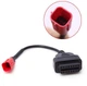 Переходник HONDA 6 Pin - > OBD2 с 6 на 16 pin Черный - изображение 1