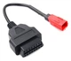 Переходник HONDA 6 Pin - > OBD2 с 6 на 16 pin Черный - изображение 6