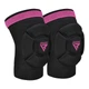 Наколенники спортивные RDX HOSIERY KNEE FOAM K5 BLACK/PINK-M (пара) (HYP-K5BP-M) - изображение 1
