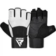 Перчатки для фітнесу RDX W3 WHITE WITH EVA PADDING-M - зображення 1