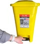 Мусорное ведро с педалью Afacan Plastik бытовое 30 л Желтое (SU-SPK-30-105) - изображение 3