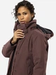 Куртка демисезонная удлиненная с капюшоном женская Jack Wolfskin Salier Coat 1116141-5165 L Коричневая (4064993907971) - изображение 3