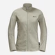 Толстовка на молнии утепленная на флисе женская Jack Wolfskin Taunus Fz W 1711391-A0029 L Бежевая (4064886338776) - изображение 4