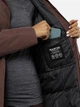 Куртка демисезонная удлиненная с капюшоном женская Jack Wolfskin Salier Coat 1116141-5165 L Коричневая (4064993907971) - изображение 6