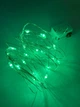 Гірлянда роса на батарейках мідний провід 20 Led Strip String Green - изображение 2