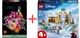 Набор конструкторов LEGO Botanicals Милый розовый букет цветов 749 деталей + Disney Приключения Анны на санях 192 детали (10342_43256) - изображение 1