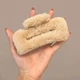 Пушистый Крабик для волос ANbeauty 11 см Светло-коричневый (AN0103272) - изображение 1