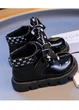 Детские лаковые ботинки LOOKMEKIDS 30р 18,5см черные C033 - изображение 3