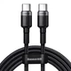Кабель Baseus Type-C to Type-C 100W 2м Cafule Black/Grey (CATKLF-ALG1) - изображение 1