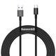 Кабель Baseus USB - Type-C 66W 2м Superior Black (CATYS-A01) - зображення 1