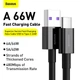 Кабель Baseus USB - Type-C 66W 2м Superior Black (CATYS-A01) - зображення 3