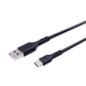 USB кабель с разъемом Type-C Hoco Essential Long 8mm (3A, 1m) Black - изображение 1