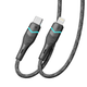 USB Ridea RC-RL15 RGB Light Type-C to Lightning 30W 1.2m Черный - изображение 4