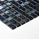Мозаика АкваМо черная,перламутровая Concrete Black PL 31.7x31.7 стеклянная для ванны, душевой,бассейна за 1 ШТ - изображение 6