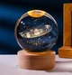 Світлодіодна кришталева куля, 3D нічник "Сонячна система" - зображення 4