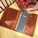 Шкіряний блокнот "When a woman becomes..." модель Монако PROFESSIONAL JOURNALS, Коньяк, змінний блок клітинка - зображення 2