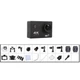 Экшн камера 4K Wi Fi DVR SPORT S2 до 30 м погружение 900 мАч - изображение 3