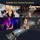 Светодиодный прожектор LED P60S двухцветная, 2500K-8500K, CRI 95, с ручкой, для освещения видеосъемки и влогов - изображение 2
