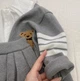 Детский теплый костюм для девочки (кардиган, юбка) Chummy 134см серый KO616 - изображение 4