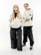 Толстовка унісекс Rains Tops Біло-чорний 2XS/XS (7d1853-OffWhite 2XS/XS) - зображення 3