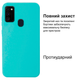 Чехол противоударный Silicone case защита камеры Kassel для Samsung M30S/M21 (02) бирюза Sea blue - изображение 2