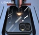 Чохол-бампер для телефона USAMS PC+TPU Case for iPhone 12 Mini 5.4" Janz Series US-BH626 Black - зображення 3