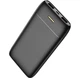 Портативний зарядний пристрій Power Bank 10000 mAh LENYES PX167 Зовнішній акумулятор портативний павербанк для телефону чорний - зображення 1