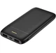 Портативний зарядний пристрій Power Bank 10000 mAh LENYES PX167 Зовнішній акумулятор портативний павербанк для телефону чорний - зображення 4
