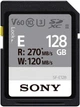 Карта пам'яті Sony SDXC 128GB C10 UHS-II U3 V60 R270/W100MB/s Entry - изображение 1