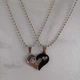 Парные кулоны на цепочках Половинки сердца с надписью I love you - изображение 4