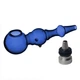Стеклянная Курительная Трубка Универсальная "Pipe Large Hole Blue" - изображение 2