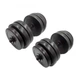 Гантели композитные Newt NE-PL-G-025-2 D, Rock Pro, 2 шт. по 25.5 кг (NE-PL-G-025-2-RT) - изображение 1